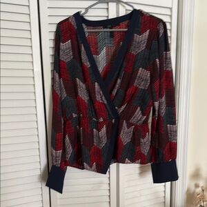 Women's Multicolor Chevron Sweater